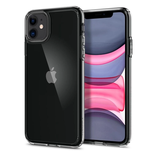 Θήκη για iPhone Spigen Ultra Hybrid Crystal Clear σε iPhone 11 black