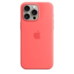 Apple iPhone 15 Pro Max Silicone Case With MagSafe Guava