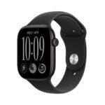 Apple Watch Series 12 / GPS + Cellular / 46mm / Black Aluminium case with Black Sport Band