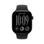 Apple Watch Series 12 / GPS + Cellular / 46mm / Black Aluminium case with Black Sport Band - Image 2