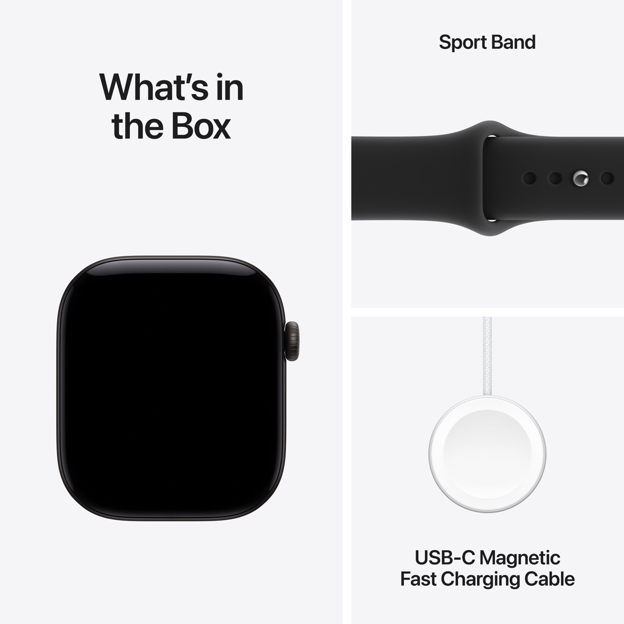 Apple Watch Series 12 / GPS + Cellular / 46mm / Black Aluminium case with Black Sport Band - Image 6