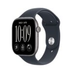 Apple Watch Series 12 / GPS / 42mm / Space Grey Aluminium case with Navy Blue Sport Band