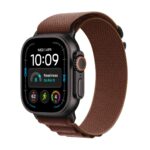 Apple Watch Ultra 4 / GPS + Cellular / 49mm / Black Titanium Case with Burgundy Alpine Loop