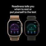 Apple Watch Ultra 4 / GPS + Cellular / 49mm / Natural Titanium case with Desert Alpine Loop - Image 4