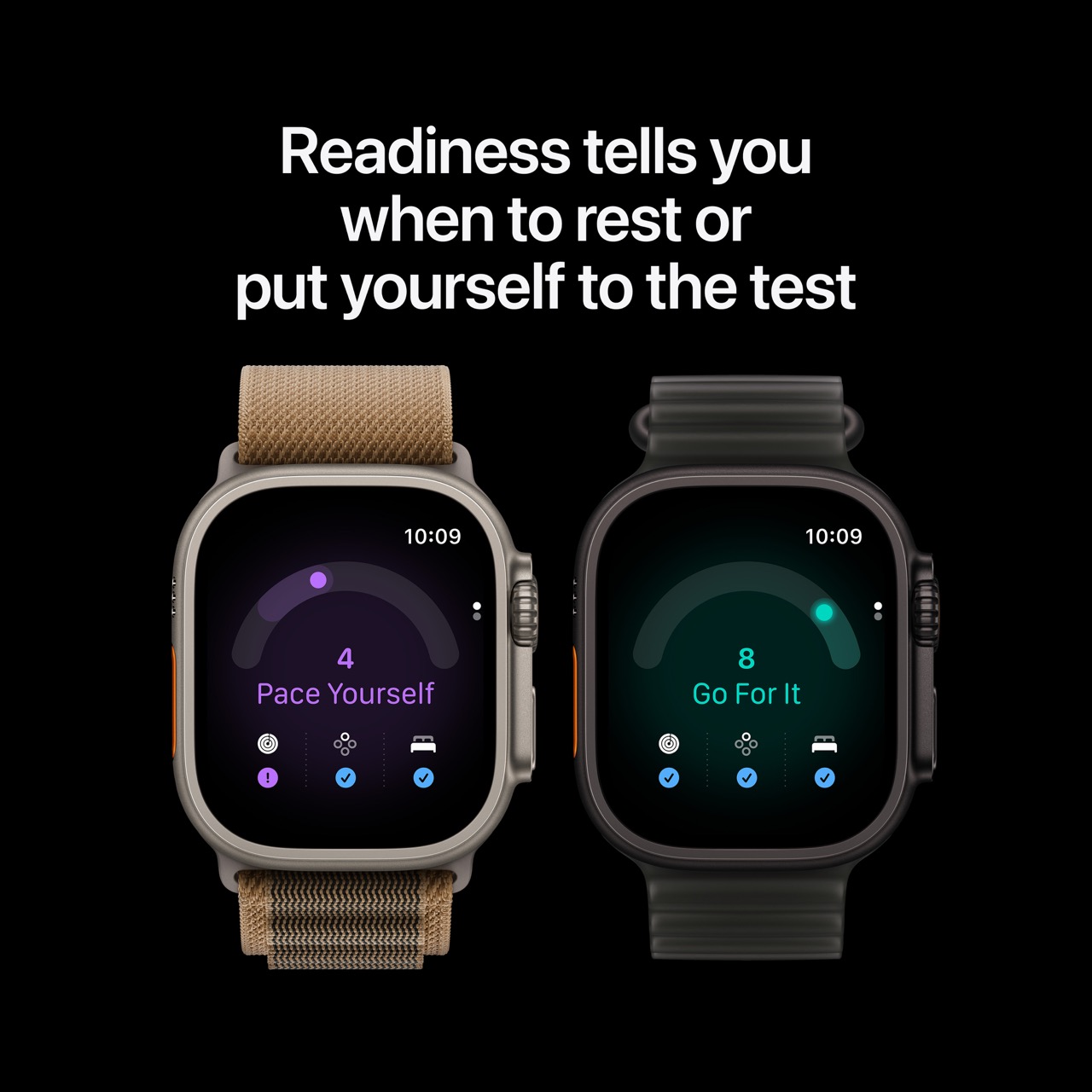 Apple Watch Ultra 4 / GPS + Cellular / 49mm / Natural Titanium case with Desert Alpine Loop - Image 4